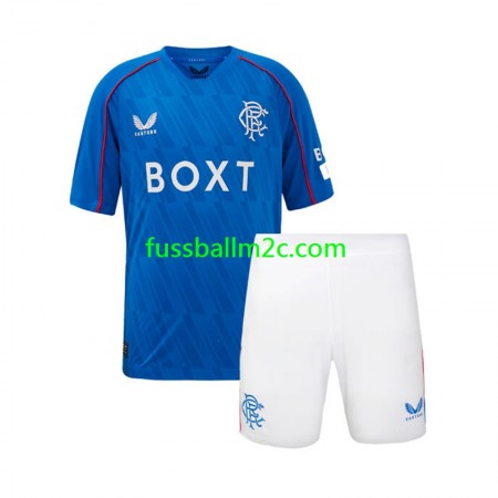 Fußballtrikots Rangers Kinder Heim Trikotsatz 2024-2025 Fußballtrikots Rangers Kinder Heim Trikotsatz 2024-2025